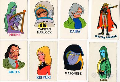 Figurine adesive 'capitan harlock' 1979