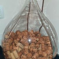 Damigiane in vetro ornamentali design casa giardin