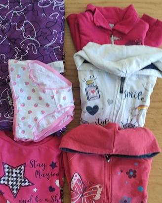 Lotto autunnale bambina 4-5 anni