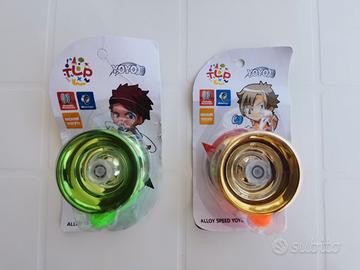 Jo jo gioco yo yo in metallo e plastica  (4 pz) 