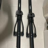 2xbarre portabici da tetto antifurto