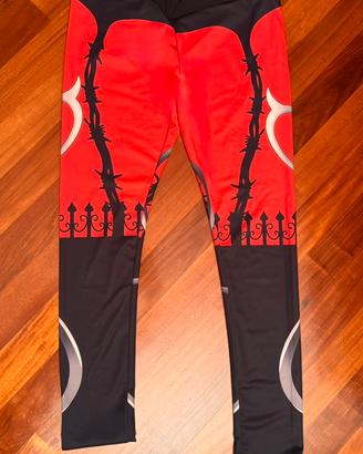 Leggings rossi, neri, grigi