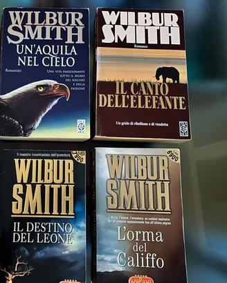 Lotto 4 libri Wilbur Smith Romanzi