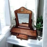 Specchio portagioie vintage, con prezioso cammeo