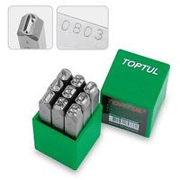 Punzoni numeri 1-9, Ø5mm per telaio Vespa tutti i 