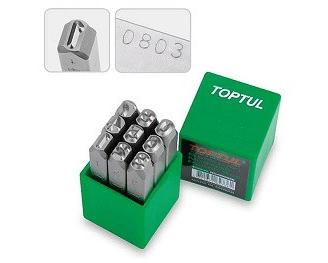 Punzoni numeri 1-9, Ø5mm per telaio Vespa tutti i 