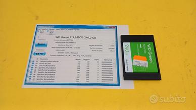 SSD 240 Gbyte WD Western Digital, interfaccia SATA