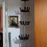 SCARPIERA VERTICALE NERA