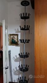 SCARPIERA VERTICALE NERA