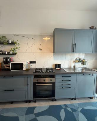 CUCINA IN LEGNO 3 MT + TOP + FORNO E PIANO COTTURA