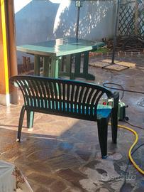 tavolo da giardino più sedie 