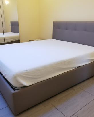 Letto matrimoniale con cassone + materasso memory