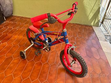 Bicicletta Spiderman misura 14