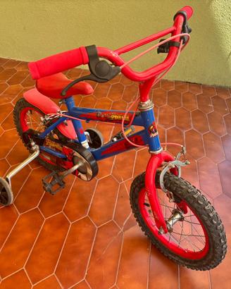 Bicicletta Spiderman misura 14
