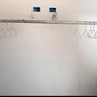 2 stand appendiabiti in ferro