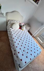 Letto contenitore stile sommier