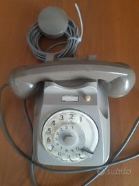 Telefono bigrigio a disco anni '60