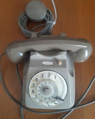 Telefono bigrigio a disco anni '60