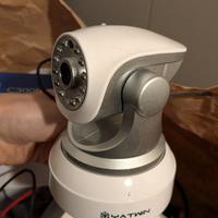 Lotto 4 videocamere IP Wi-Fi + sirena allarme