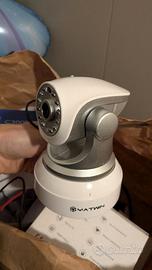 Lotto 4 videocamere IP Wi-Fi + sirena allarme