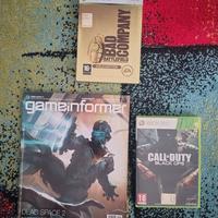 GIOCHI XBOX 360 STEELBOOK GOLD BATTLEFIELD + COD