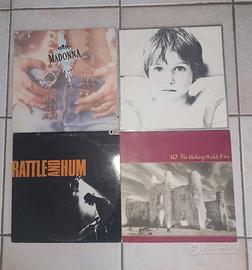 Lotto 4 Vinili 33 Giri LP: U2 (3 Album) + Madonna