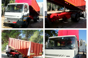 Camion iveco 60 10 ribaltabile cassone