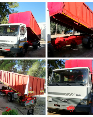Camion iveco 60 10 ribaltabile cassone
