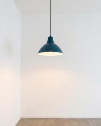 2 lampade ikea sospensione blu petrolio
