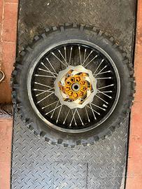 Ruota/cerchio posteriore completo 18 Ktm enduro