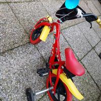 bicicletta bimbo con rotelle
