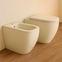 Sanitari a Terra Wc e Bidet Neos Panna