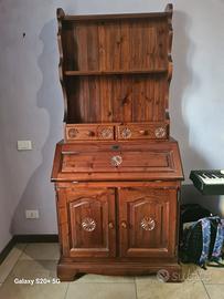 scrivania vero legno 