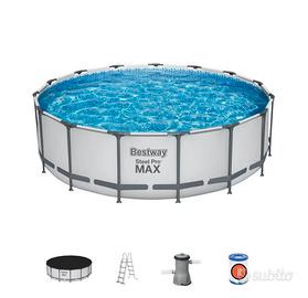 Piscina bestway 4,27 x 1,22h pari a nuovo. Rotonda