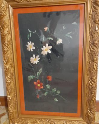 Quadro ricamato a mano