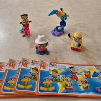 Kinder 4 personaggi Minions in viaggio 2018