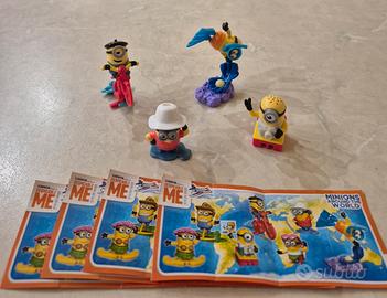 Kinder 4 personaggi Minions in viaggio 2018