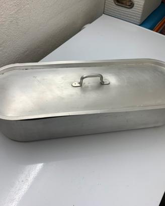 Pesciera professionale in alluminio 51 cm nuova