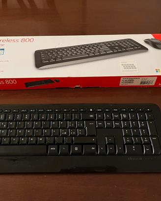 Tastiera e mouse Microsoft wireless 800
