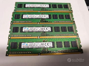 Ram DDR3 16 GB totali 