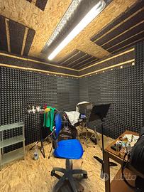 Box insonorizzato per strumenti musicali