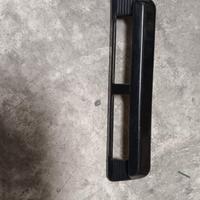 Plastica modanatura nera luce targa Fiat 127 a112