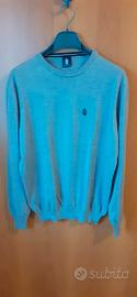 Maglione grigio 100% Lana Merino XL