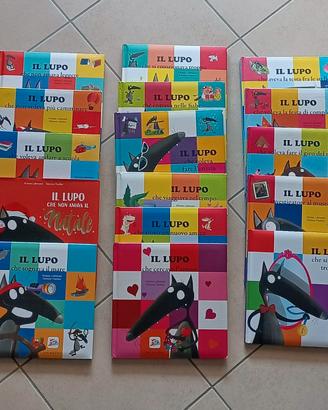16 libri della collana Il Lupo - edizioni Gribaudo