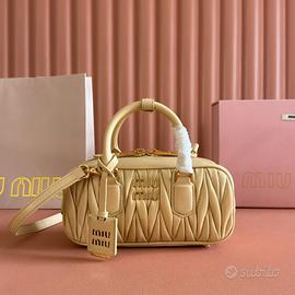 Borsa a tracolla Miu Miu Plissettata