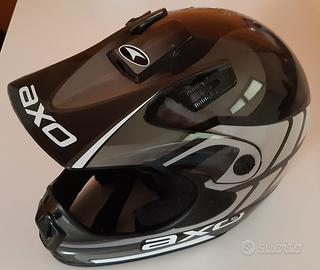 Casco cross Axo nero