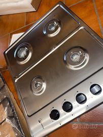 Piano cottura in acciaio