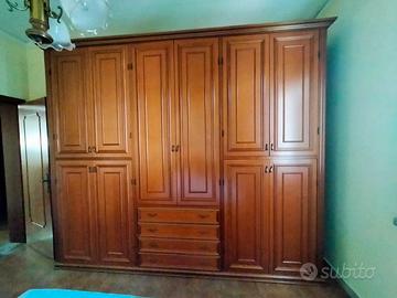 camera da letto in legno
