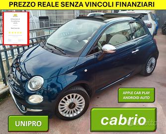 FIAT 500 CABRIO UNIPRO' * PREZZO VERO * QUADRO DIG