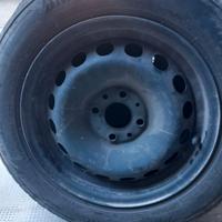 Set 4 cerchi in ferro + gomme Bridgestone